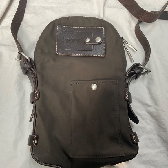 Roots Nylon and Leather Crossbody Bag - Picture 3 of 11